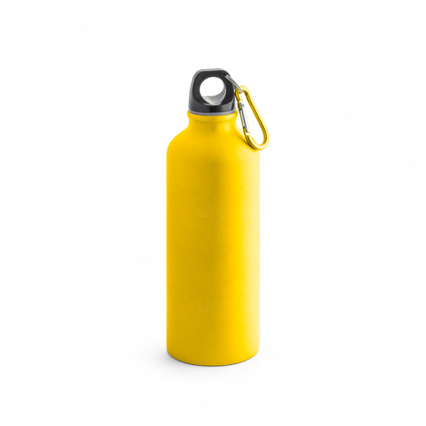 Garrafa de Aluminio  Fosca Personalizado - 550ml Amarelo