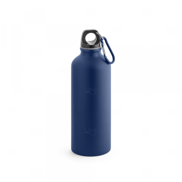 Garrafa de Aluminio  Fosca Personalizado - 550ml Azul