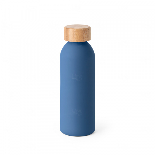 Garrafa de Aluminio Personalizada - 550ml Azul