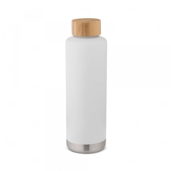 Garrafa Personalizada Parede Dupla - 640ml Branco