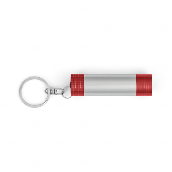 Chaveiro com Lanterna em Alumínio Personalizado 