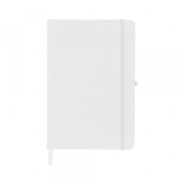 Moleskine  Com Porta Caneta Personalizado - 21,2 x 14,5 cm Branco