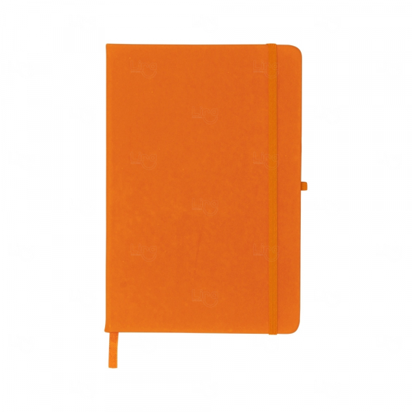 Moleskine  Com Porta Caneta Personalizado - 21,2 x 14,5 cm Laranja