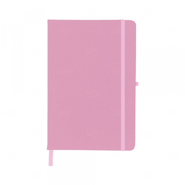 Moleskine  Com Porta Caneta Personalizado - 21,2 x 14,5 cm Rosa