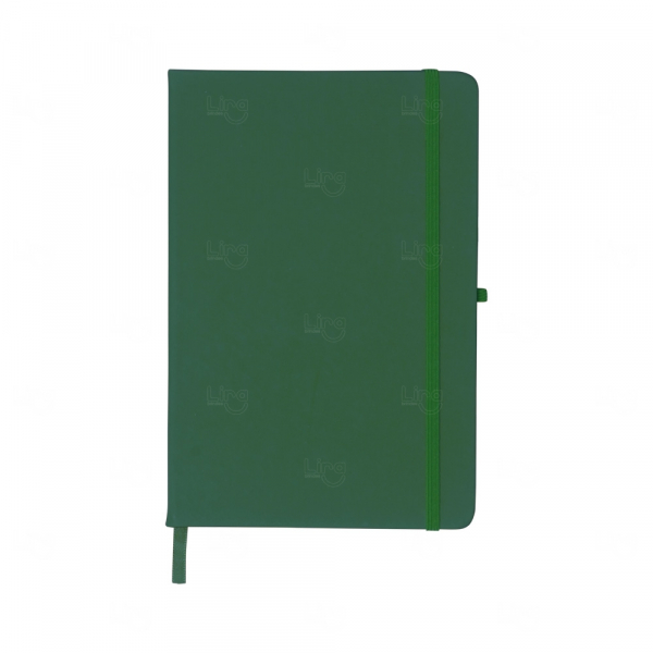 Moleskine  Com Porta Caneta Personalizado - 21,2 x 14,5 cm Verde