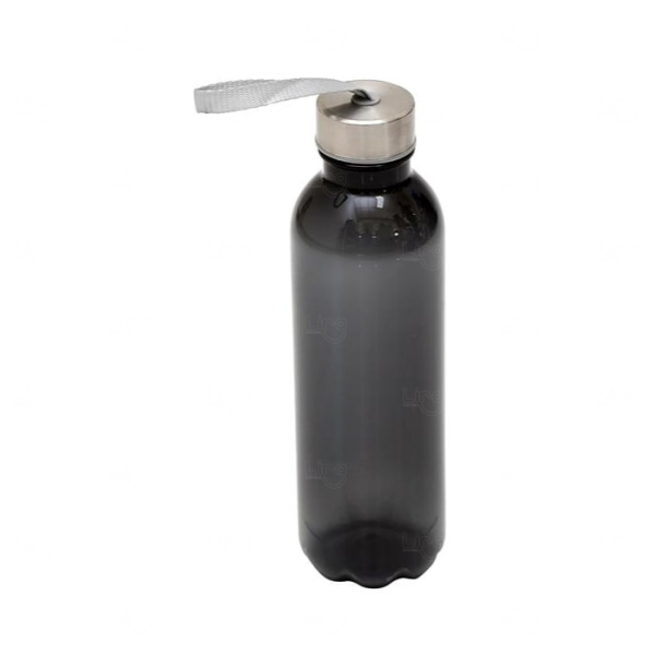 Squeeze PET 600ml com Tampa de Metal Personalizado 