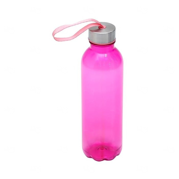 Squeeze PET 600ml com Tampa de Metal Personalizado 