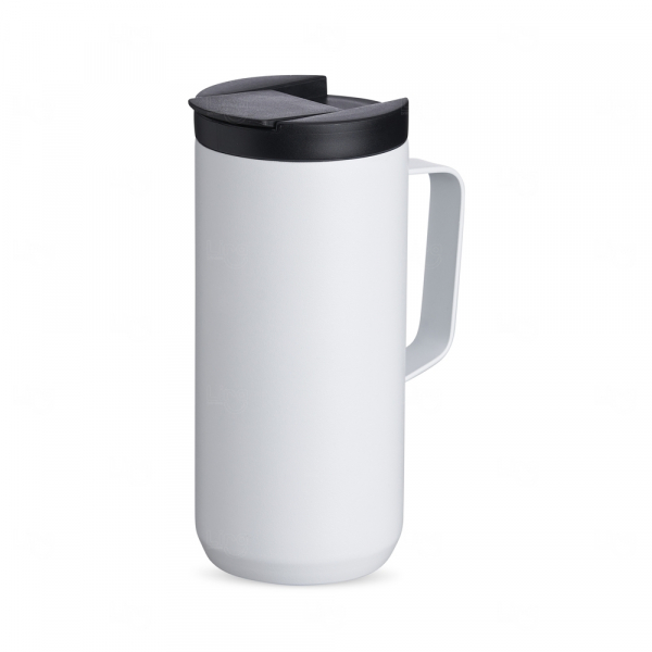 Caneca Térmica Personalizada - 400ml Branco