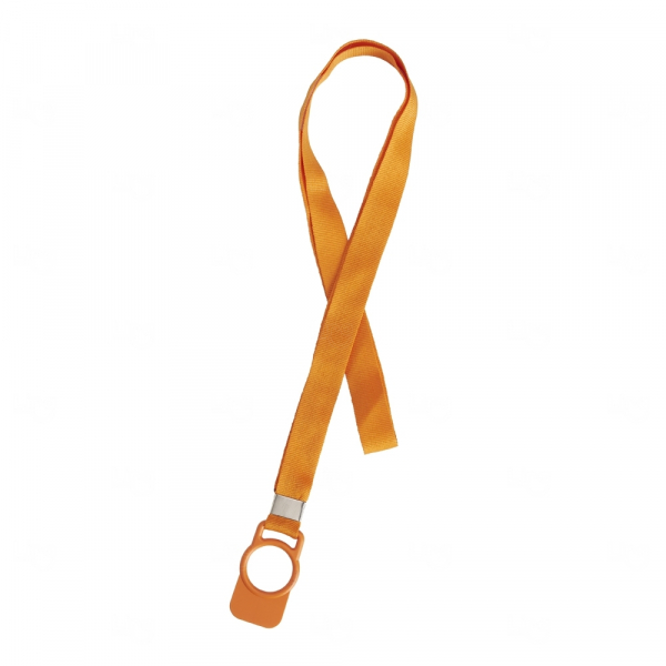 Cordão Suporte para Garrafa PET Personalizado Laranja