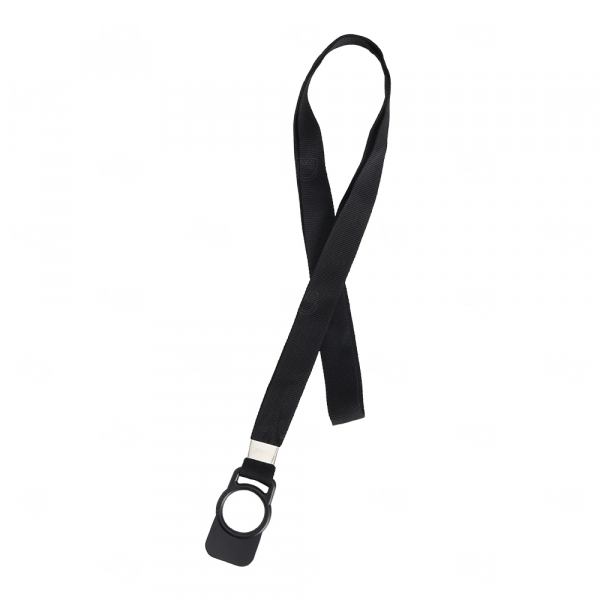 Cordão Suporte para Garrafa PET Personalizado Preto