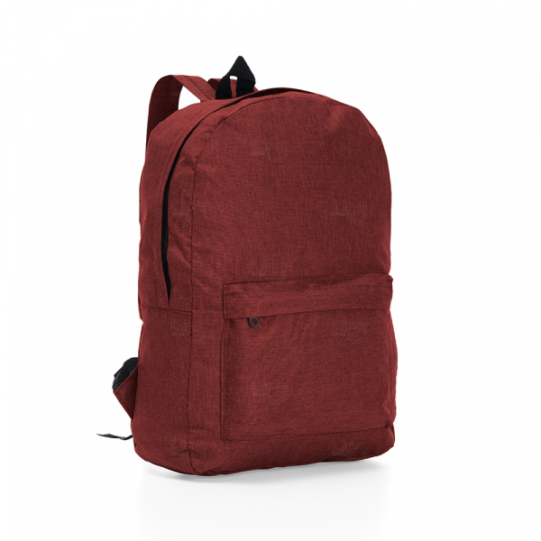 Mochila de Nylon com Bolso Frontal Personalizado 