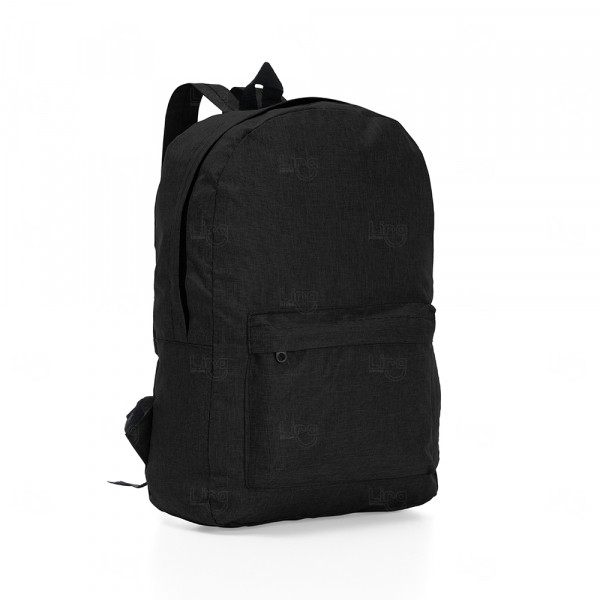 Mochila de Nylon com Bolso Frontal Personalizado 