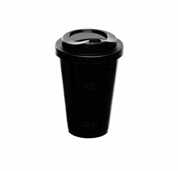 Copo Café Personalizado - 350ml Preto