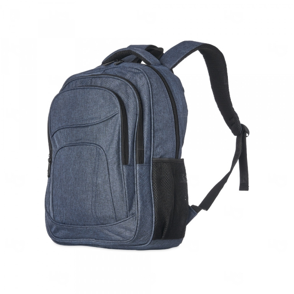 Mochila Nylon 30 Litros com Alça para Mala de Viagem Azul