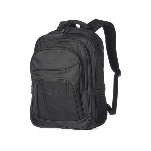 Mochila Nylon 30 Litros com Alça para Mala de Viagem Preto