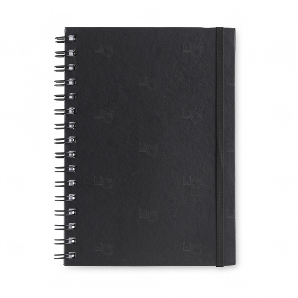 Caderno Personalizado Planner - 21 x 15,8 cm Preto