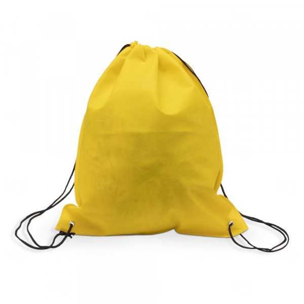 Sacochila Personalizada de TNT - 40 x 32 cm Amarelo