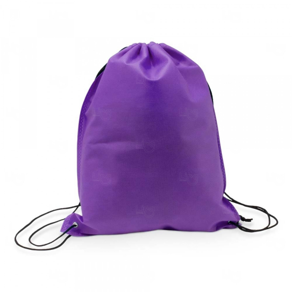 Sacochila Personalizada de TNT - 40 x 32 cm Roxo