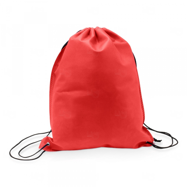 Sacochila Personalizada de TNT - 40 x 32 cm Vermelho