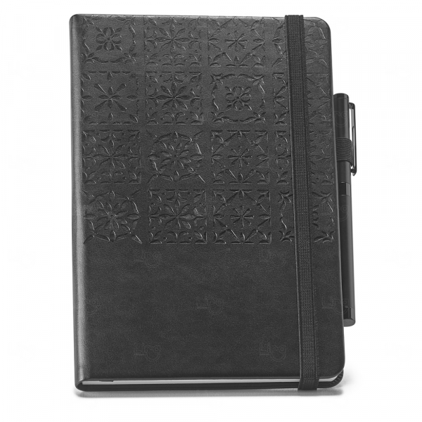 Moleskine A5 em Couro Sintético Personalizado - 21 x 14 cm