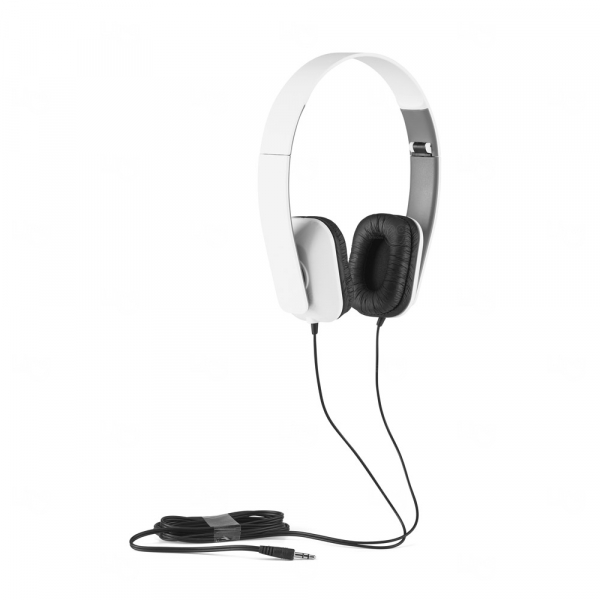 Fone de Ouvido Personalizado Dobrável Branco