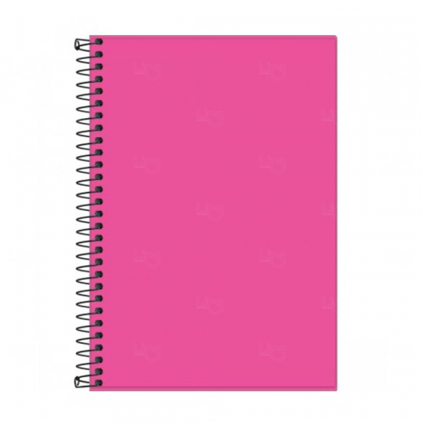 Caderno 100% Personalizado - 21 x 15 cm Rosa Pink