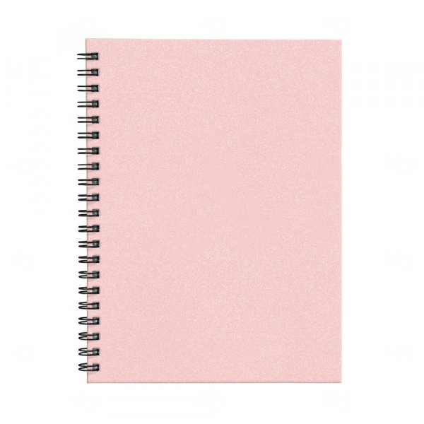 Caderno 100% Personalizado - 21 x 15 cm Rosa Claro