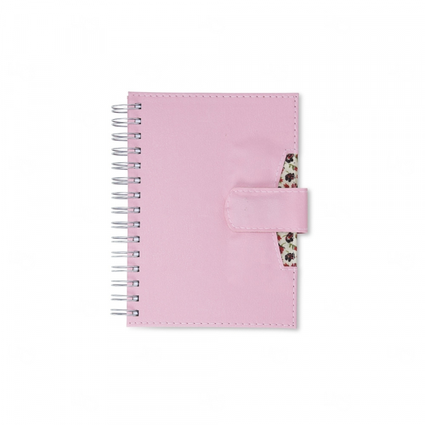Agenda Personalizada com Fecho e Suporte pra Caneta - 20 x 16 cm