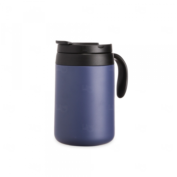 Caneca Personalizada Térmica - 500ml Azul Escuro