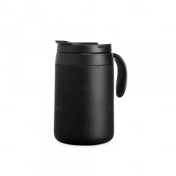 Caneca Personalizada Térmica - 500ml Preto