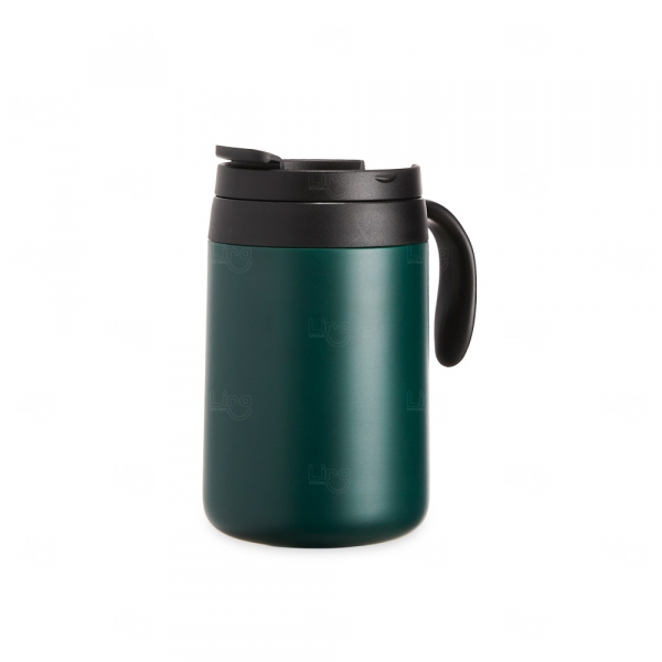 Caneca Personalizada Térmica - 500ml Verde Escuro