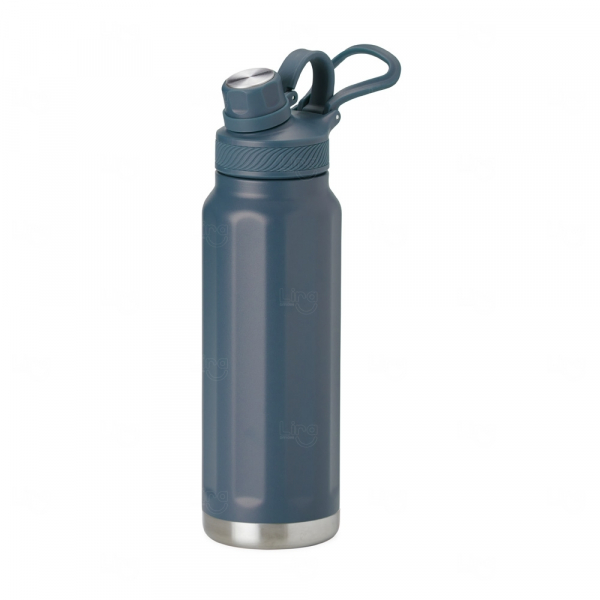 Garrafa Térmica Personalizada Inox - 950ml Azul Escuro