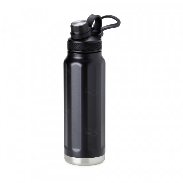 Garrafa Térmica Personalizada Inox - 950ml Preto