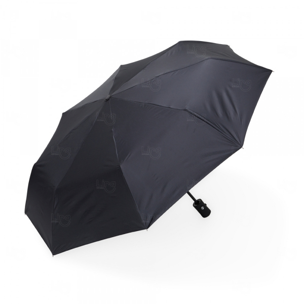 Guarda Chuva Personalizado Com Proteção UV Preto