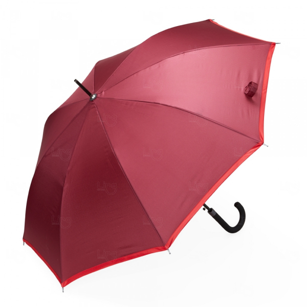 Guarda Chuva Personalizado Manual Vermelho