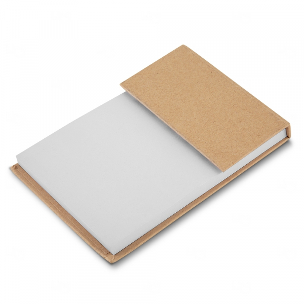 Bloco de Anotações Personalizado c/ Autoadesivos - 15,2 x 10,1 cm Kraft