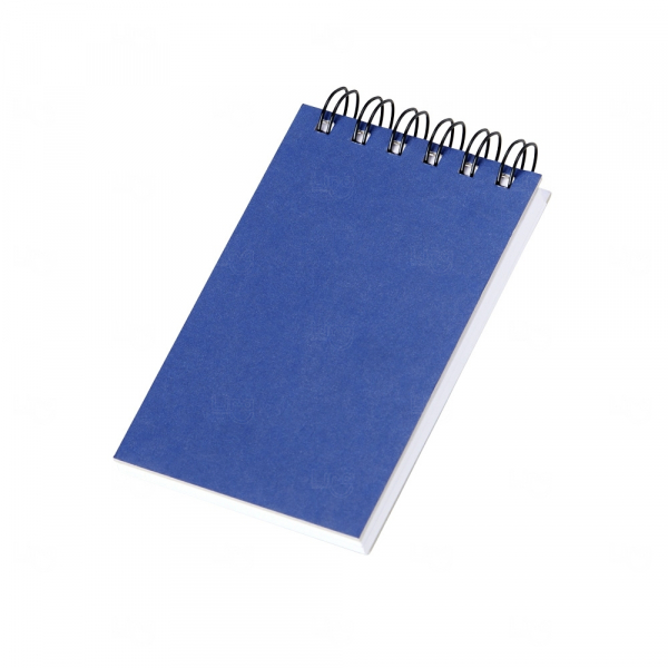 Bloco de Anotações Ecológico Personalizado - 15 x 8,5 cm Azul