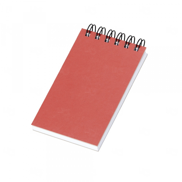 Bloco de Anotações Ecológico Personalizado - 15 x 8,5 cm Vermelho