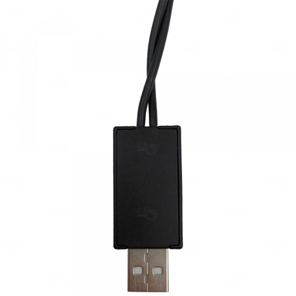 Cabo de Carregamento USB Personalizado Preto
