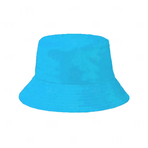 Chapéu Bucket Personalizado Dupla Face em Poliéster Azul Claro