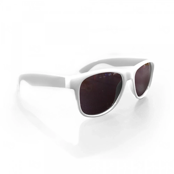 Óculos de Sol Colorido Personalizado Branco