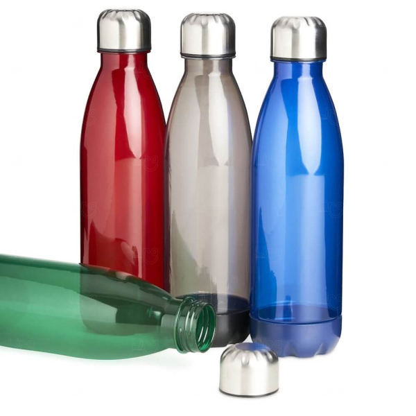 Garrafa Plástica Translúcida 700ml Personalizada 