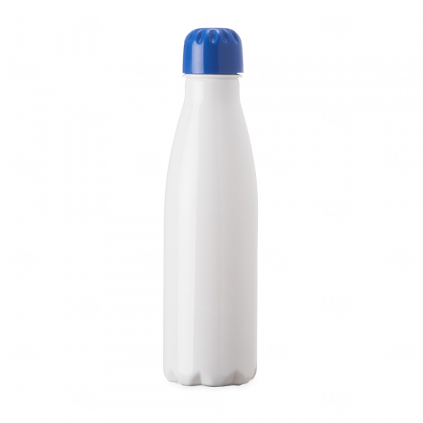 Garrafa Personalizada Plástica - 550ml Branco e Azul