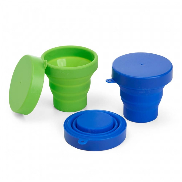 Copo Retrátil Personalizado de Silicone - 150ml 