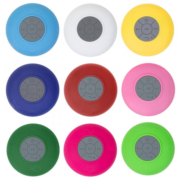 Caixa de Som Personalizada Com Ventosa 