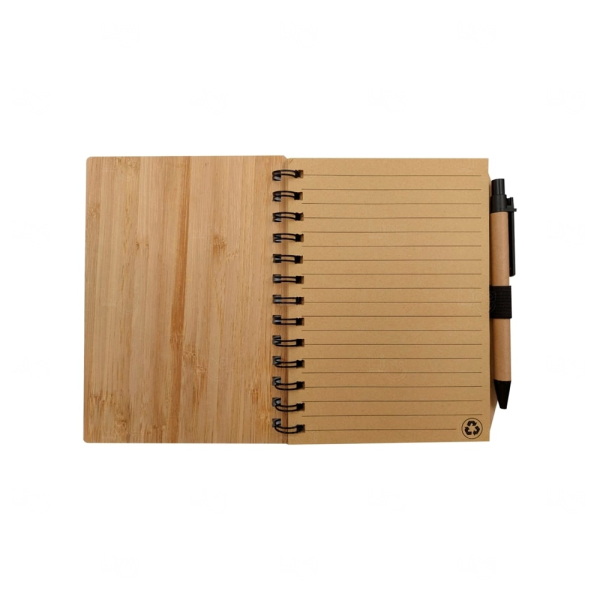 Caderneta Ecológica com Caneta Personalizada - 18 x 14 cm 