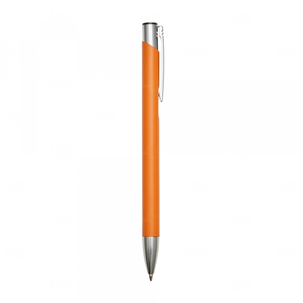 Caneta Personalizada de Metal Laranja