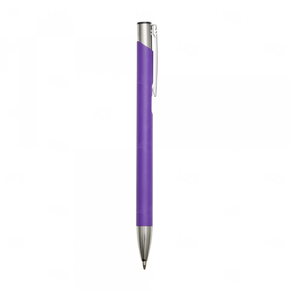 Caneta Personalizada de Metal Roxo
