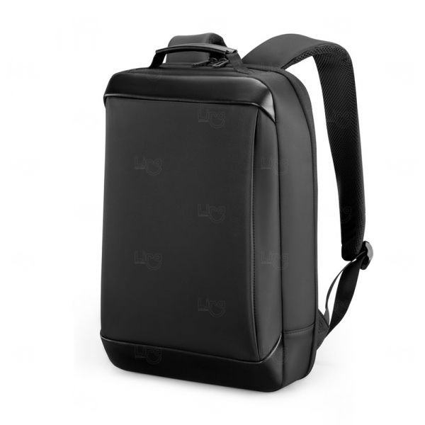Mochila de Poliéster Personalizada Premium - 19L Preto
