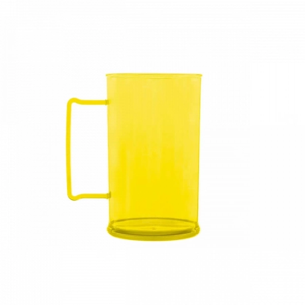 Caneca De Chopp Personalizada - 300ml (Leitosa ou Cristal) Amarelo